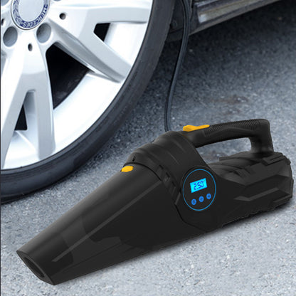 Tire Inflator Vacuum Cleaner Dual-Use Car Portable Air Compressor Pump Air Compressor For Car Cleaning 12 Volt Car Compressor 4 in 1 car air pump  C1859-1