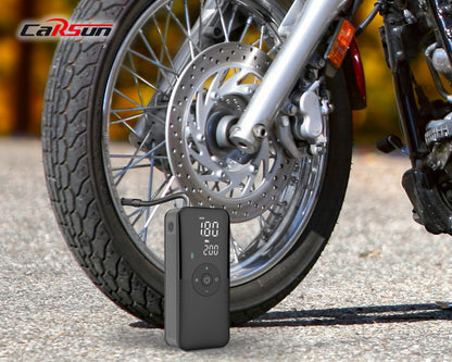 CARSUN C3106 Portable Air Pump Smart Scenario Application With Power Bank Function Exquisite and Small Dual-screen Display