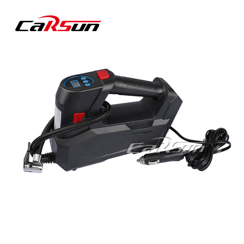 CARSUN C2814 Portable Multifunctional High Power Air Pump Car Tire Inflator Pump With LED Lighting