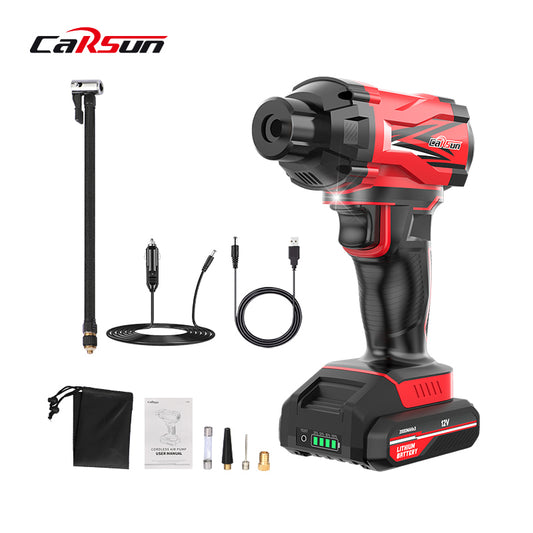 CARSUN C1811 Handheld Rechargeable Air Compressor Digital Car Automatic Tire Inflator